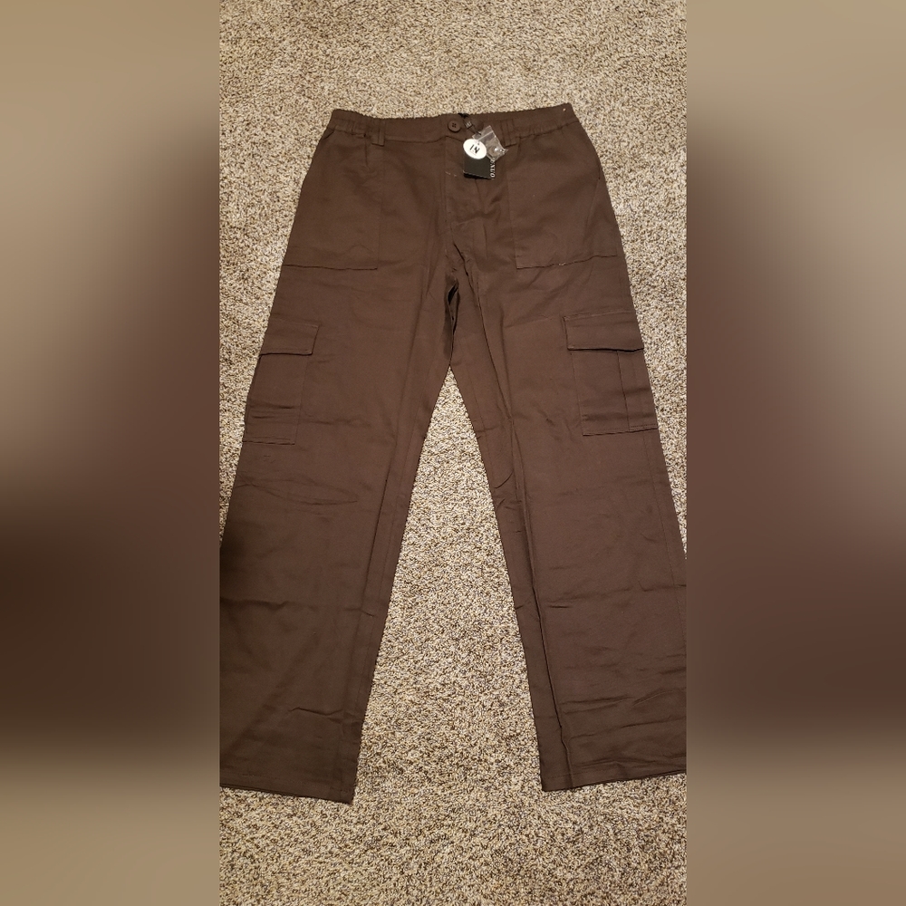 XL women's high waisted cargo trousers